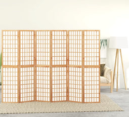 vidaXL - Kamerscherm - inklapbaar - 6 - panelen - Japanse - stijl - 240x170 - cm