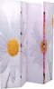vidaXL - Kamerscherm - inklapbaar - bloem - 160x170 - cm