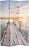 vidaXL - Kamerscherm - inklapbaar - meer - 120x170 - cm