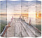 vidaXL - Kamerscherm - inklapbaar - meer - 228x170 - cm