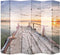 vidaXL - Kamerscherm - inklapbaar - meer - 228x170 - cm