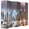 vidaXL - Kamerscherm - inklapbaar - New - York - bij - nacht - 228x170 - cm