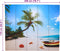 vidaXL - Kamerscherm - inklapbaar - strand - 200x170 - cm