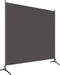 vidaXL - Kamerscherm - met - 1 - paneel - 175x180 - cm - antraciet