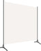 vidaXL - Kamerscherm - met - 1 - paneel - 175x180 - cm - crèmewit