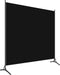 vidaXL - Kamerscherm - met - 1 - paneel - 175x180 - cm - zwart