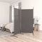 vidaXL - Kamerscherm - met - 2 - panelen - 175x180 - cm - stof - antracietkleurig