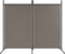 vidaXL - Kamerscherm - met - 2 - panelen - 175x180 - cm - stof - antracietkleurig