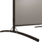 vidaXL - Kamerscherm - met - 2 - panelen - 175x180 - cm - stof - antracietkleurig