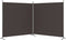vidaXL - Kamerscherm - met - 2 - panelen - 348x180 - cm - stof - bruin