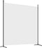 vidaXL - Kamerscherm - met - 2 - panelen - 348x180 - cm - stof - wit