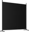 vidaXL - Kamerscherm - met - 2 - panelen - 348x180 - cm - stof - zwart