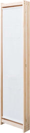 vidaXL - Kamerscherm - met - 3 - panelen - 120x170x4 - cm - stof - crème