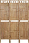 vidaXL - Kamerscherm - met - 3 - panelen - 120x180 - cm - bamboe