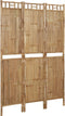 vidaXL - Kamerscherm - met - 3 - panelen - 120x180 - cm - bamboe