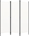 vidaXL - Kamerscherm - met - 3 - panelen - 150x180 - cm - wit