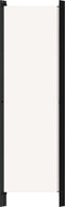 vidaXL - Kamerscherm - met - 3 - panelen - 150x180 - cm - wit