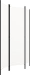 vidaXL - Kamerscherm - met - 3 - panelen - 150x180 - cm - wit