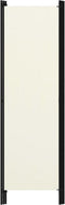 vidaXL - Kamerscherm - met - 3 - panelen - 150x180 - cm - wit
