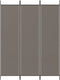 vidaXL - Kamerscherm - met - 3 - panelen - 150x200 - cm - stof - antracietkleurig