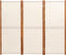vidaXL - Kamerscherm - met - 3 - panelen - 210x180 - cm - crèmewit