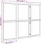 vidaXL - Kamerscherm - met - 3 - panelen - 210x180 - cm - crèmewit