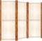 vidaXL - Kamerscherm - met - 3 - panelen - 210x180 - cm - crèmewit