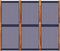 vidaXL - Kamerscherm - met - 3 - panelen - 210x180 - cm - donkerblauw