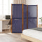 vidaXL - Kamerscherm - met - 3 - panelen - 210x180 - cm - donkerblauw