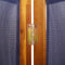 vidaXL - Kamerscherm - met - 3 - panelen - 210x180 - cm - donkerblauw