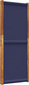 vidaXL - Kamerscherm - met - 3 - panelen - 210x180 - cm - donkerblauw