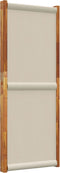 vidaXL - Kamerscherm - met - 3 - panelen - 210x180 - cm - lichtgrijs