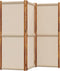 vidaXL - Kamerscherm - met - 3 - panelen - 210x180 - cm - taupe