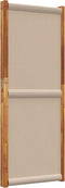 vidaXL - Kamerscherm - met - 3 - panelen - 210x180 - cm - taupe