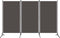 vidaXL - Kamerscherm - met - 3 - panelen - 260x180 - cm - antraciet