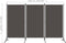 vidaXL - Kamerscherm - met - 3 - panelen - 260x180 - cm - antraciet