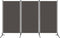 vidaXL - Kamerscherm - met - 3 - panelen - 260x180 - cm - antraciet