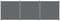 vidaXL - Kamerscherm - met - 3 - panelen - 525x180 - cm - stof - antracietkleurig