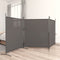 vidaXL - Kamerscherm - met - 3 - panelen - 525x180 - cm - stof - antracietkleurig