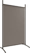 vidaXL - Kamerscherm - met - 3 - panelen - 525x180 - cm - stof - antracietkleurig