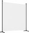 vidaXL - Kamerscherm - met - 3 - panelen - 525x180 - cm - stof - wit