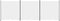 vidaXL - Kamerscherm - met - 3 - panelen - 525x180 - cm - stof - wit