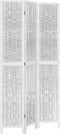 vidaXL - Kamerscherm - met - 3 - panelen - massief - paulowniahout - wit