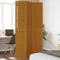 vidaXL - Kamerscherm - met - 3 - panelen - massief - paulowniahout - bruin