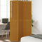 vidaXL - Kamerscherm - met - 3 - panelen - massief - paulowniahout - bruin
