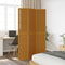 vidaXL - Kamerscherm - met - 3 - panelen - massief - paulowniahout - bruin