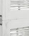 vidaXL - Kamerscherm - met - 3 - panelen - massief - paulowniahout - wit