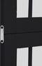 vidaXL - Kamerscherm - met - 3 - panelen - massief - paulowniahout - zwart
