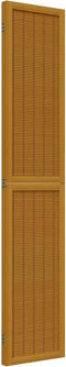 vidaXL - Kamerscherm - met - 3 - panelen - massief - paulowniahout - bruin