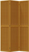 vidaXL - Kamerscherm - met - 3 - panelen - massief - paulowniahout - bruin